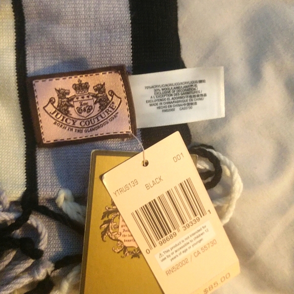 Vintage Juicy Couture hat, scarf and glove set - Picture 9 of 12